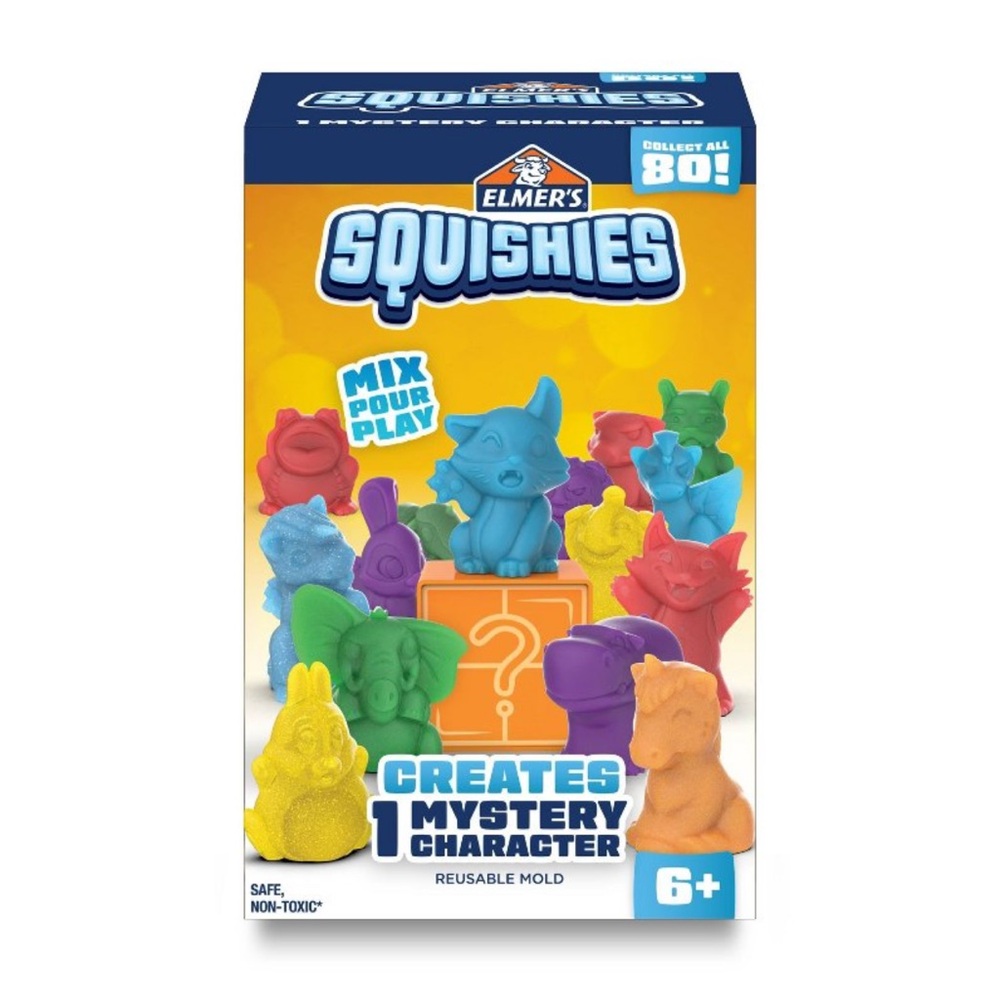 🌸 3/10 Elmer's Squishies DIY Toy Activity Kit with Mystery Character New